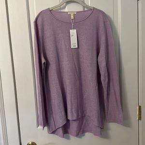 NWT Eileen Fisher pullover linen tunic sweater